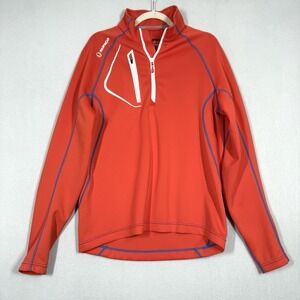 Sunice Shirt Mens Medium Allendale Stretch Quarter Zip‎ Pullover Super Lite FX